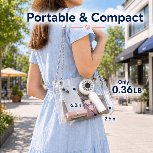 5-Speed Turbo Portable Handheld Mini Fan