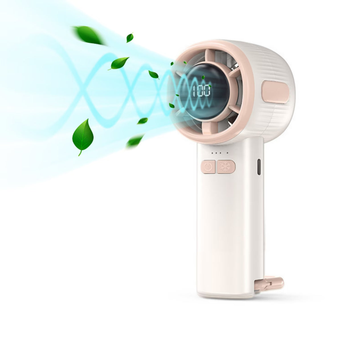 4-Speed USB Rechargeable Mini Handheld Fan