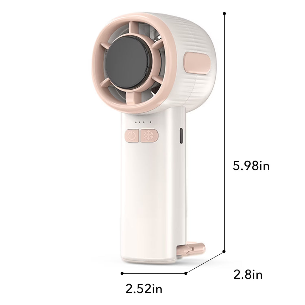 4-Speed USB Rechargeable Mini Handheld Fan