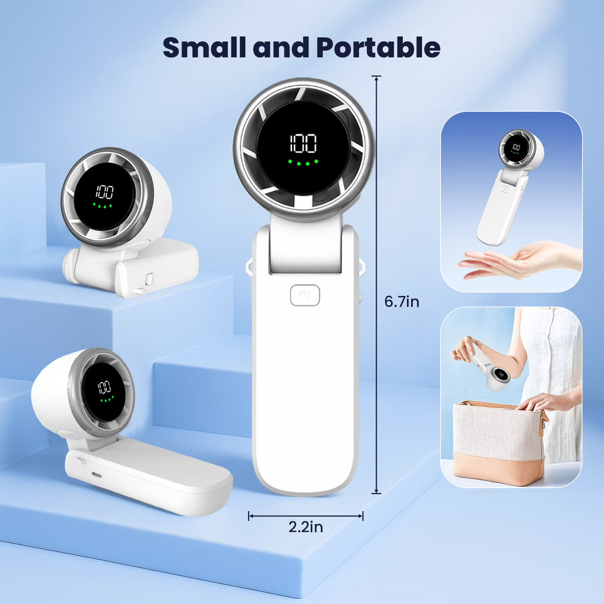 Portable Turbo Mini Handheld Fan